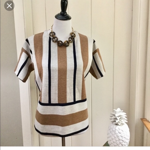 NWT J Crew striped sweater - Picture 1 of 4